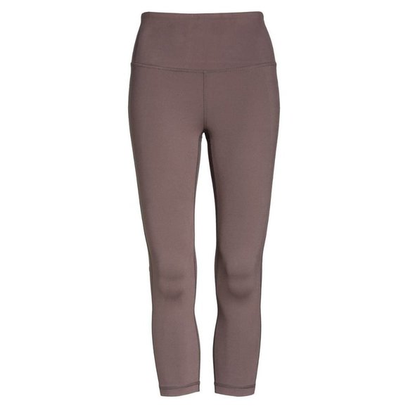 Zella Studio Lite High Waist Capri Crop Leggings Grey Sparrow X-Small 0-2 NEW - Picture 5 of 10